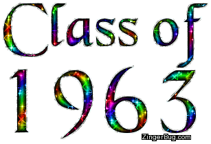 Click to get the codes for this image. Class Of 1963 Rainbow Glitter, Class Of 1963 Free glitter graphic image designed for posting on Facebook, Twitter or any forum or blog.
