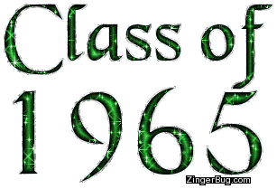 Click to get the codes for this image. Class Of 1965 Green Glitter, Class Of 1965 Free glitter graphic image designed for posting on Facebook, Twitter or any forum or blog.