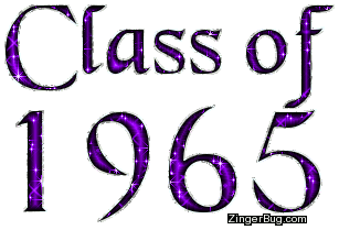 Click to get the codes for this image. Class Of 1965 Purple Glitter, Class Of 1965 Free glitter graphic image designed for posting on Facebook, Twitter or any forum or blog.