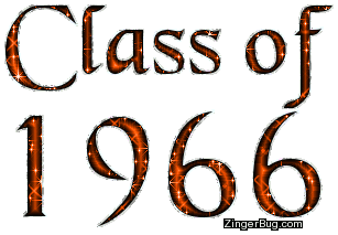 Click to get the codes for this image. Class Of 1966 Orange Glitter, Class Of 1966 Free glitter graphic image designed for posting on Facebook, Twitter or any forum or blog.