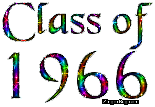 Click to get the codes for this image. Class Of 1966 Rainbow Glitter, Class Of 1966 Free glitter graphic image designed for posting on Facebook, Twitter or any forum or blog.