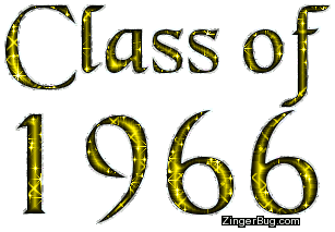 Click to get the codes for this image. Class Of 1966 Yellow Glitter, Class Of 1966 Free glitter graphic image designed for posting on Facebook, Twitter or any forum or blog.