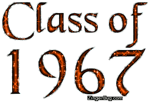 Click to get the codes for this image. Class Of 1967 Orange Glitter, Class Of 1967 Free glitter graphic image designed for posting on Facebook, Twitter or any forum or blog.