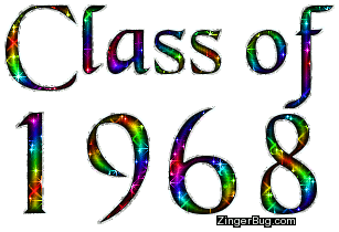 Click to get the codes for this image. Class Of 1968 Rainbow Glitter, Class Of 1968 Free glitter graphic image designed for posting on Facebook, Twitter or any forum or blog.