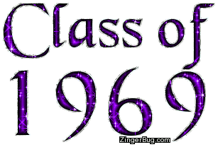 Click to get the codes for this image. Class Of 1969 Purple Glitter, Class Of 1969 Free glitter graphic image designed for posting on Facebook, Twitter or any forum or blog.