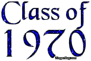 Click to get the codes for this image. Class Of 1970 Blue Glitter, Class Of 1970 Free glitter graphic image designed for posting on Facebook, Twitter or any forum or blog.