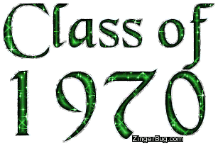 Click to get the codes for this image. Class Of 1970 Green Glitter, Class Of 1970 Free glitter graphic image designed for posting on Facebook, Twitter or any forum or blog.
