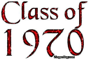 Click to get the codes for this image. Class Of 1970 Red Glitter, Class Of 1970 Free glitter graphic image designed for posting on Facebook, Twitter or any forum or blog.