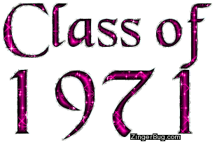 Click to get the codes for this image. Class Of 1971 Pink Glitter, Class Of 1971 Free glitter graphic image designed for posting on Facebook, Twitter or any forum or blog.