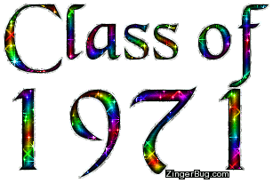 Click to get the codes for this image. Class Of 1971 Rainbow Glitter, Class Of 1971 Free glitter graphic image designed for posting on Facebook, Twitter or any forum or blog.