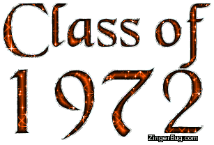 Click to get the codes for this image. Class Of 1972 Orange Glitter, Class Of 1972 Free glitter graphic image designed for posting on Facebook, Twitter or any forum or blog.