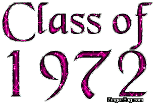 Click to get the codes for this image. Class Of 1972 Pink Glitter, Class Of 1972 Free glitter graphic image designed for posting on Facebook, Twitter or any forum or blog.