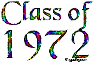 Click to get the codes for this image. Class Of 1972 Rainbow Glitter, Class Of 1972 Free glitter graphic image designed for posting on Facebook, Twitter or any forum or blog.