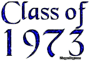 Click to get the codes for this image. Class Of 1973 Blue Glitter, Class Of 1973 Free glitter graphic image designed for posting on Facebook, Twitter or any forum or blog.