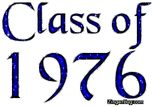Click to get the codes for this image. Class Of 1976 Blue Glitter, Class Of 1976 Free glitter graphic image designed for posting on Facebook, Twitter or any forum or blog.