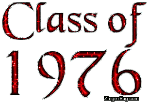 Click to get the codes for this image. Class Of 1976 Red Glitter, Class Of 1976 Free glitter graphic image designed for posting on Facebook, Twitter or any forum or blog.