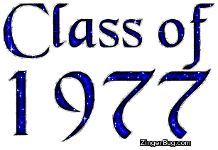 Click to get the codes for this image. Class Of 1977 Blue Glitter, Class Of 1977 Free glitter graphic image designed for posting on Facebook, Twitter or any forum or blog.