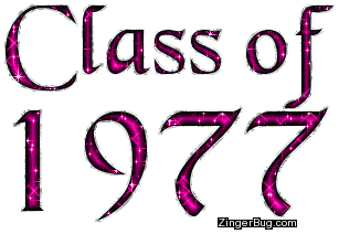 Click to get the codes for this image. Class Of 1977 Pink Glitter, Class Of 1977 Free glitter graphic image designed for posting on Facebook, Twitter or any forum or blog.