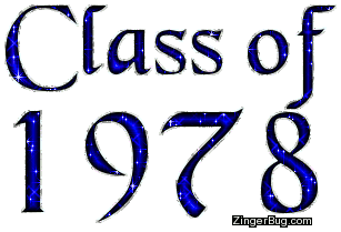 Click to get the codes for this image. Class Of 1978 Blue Glitter, Class Of 1978 Free glitter graphic image designed for posting on Facebook, Twitter or any forum or blog.