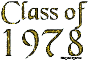 Click to get the codes for this image. Class Of 1978 Gold Glitter, Class Of 1978 Free glitter graphic image designed for posting on Facebook, Twitter or any forum or blog.
