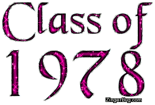 Click to get the codes for this image. Class Of 1978 Pink Glitter, Class Of 1978 Free glitter graphic image designed for posting on Facebook, Twitter or any forum or blog.