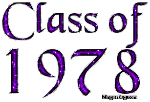 Click to get the codes for this image. Class Of 1978 Purple Glitter, Class Of 1978 Free glitter graphic image designed for posting on Facebook, Twitter or any forum or blog.