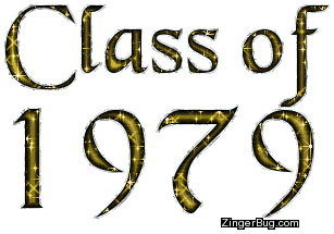 Click to get the codes for this image. Class Of 1979 Gold Glitter, Class Of 1979 Free glitter graphic image designed for posting on Facebook, Twitter or any forum or blog.
