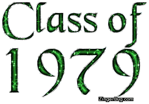 Click to get the codes for this image. Class Of 1979 Green Glitter, Class Of 1979 Free glitter graphic image designed for posting on Facebook, Twitter or any forum or blog.