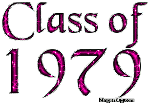 Click to get the codes for this image. Class Of 1979 Pink Glitter, Class Of 1979 Free glitter graphic image designed for posting on Facebook, Twitter or any forum or blog.