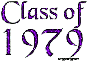 Click to get the codes for this image. Class Of 1979 Purple Glitter, Class Of 1979 Free glitter graphic image designed for posting on Facebook, Twitter or any forum or blog.