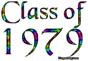 Click to get the codes for this image. Class Of 1979 Rainbow Glitter, Class Of 1979 Free glitter graphic image designed for posting on Facebook, Twitter or any forum or blog.