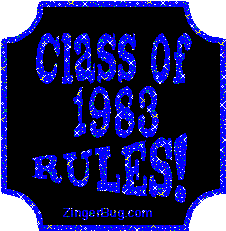 Click to get the codes for this image. Class Of 1983 Rules Blue Plaque Glitter Graphic, Class Of 1983 Free glitter graphic image designed for posting on Facebook, Twitter or any forum or blog.