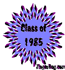 Click to get the codes for this image. Class Of 1985 Purple Starburst Glitter Graphic, Class Of 1985 Free glitter graphic image designed for posting on Facebook, Twitter or any forum or blog.