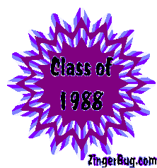 Click to get the codes for this image. Class Of 1988 Purple Starburst Glitter Graphic, Class Of 1988 Free glitter graphic image designed for posting on Facebook, Twitter or any forum or blog.
