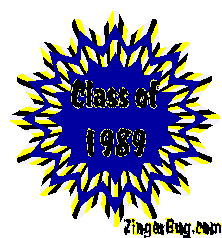 Click to get the codes for this image. Class Of 1989 Navy Starburst Glitter Graphic, Class Of 1989 Free glitter graphic image designed for posting on Facebook, Twitter or any forum or blog.