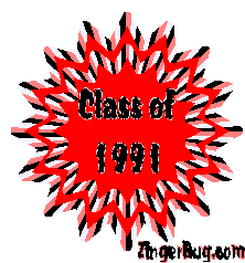 Click to get the codes for this image. Class Of 1991 Red Starburst Glitter Graphic, Class Of 1991 Free glitter graphic image designed for posting on Facebook, Twitter or any forum or blog.