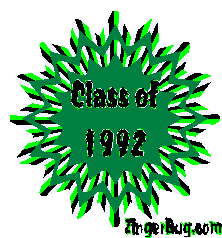 Click to get the codes for this image. Class Of 1992 Green Starburst Glitter Graphic, Class Of 1992 Free glitter graphic image designed for posting on Facebook, Twitter or any forum or blog.