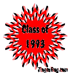 Click to get the codes for this image. Class Of 1993 Red Starburst Glitter Graphic, Class Of 1993 Free glitter graphic image designed for posting on Facebook, Twitter or any forum or blog.