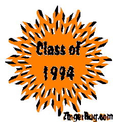 Click to get the codes for this image. Class Of 1994 Orange Starburst Glitter Graphic, Class Of 1994 Free glitter graphic image designed for posting on Facebook, Twitter or any forum or blog.