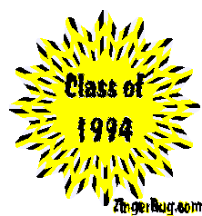 Click to get the codes for this image. Class Of 1994 Yellow Starburst Glitter Graphic, Class Of 1994 Free glitter graphic image designed for posting on Facebook, Twitter or any forum or blog.