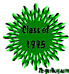 Click to get the codes for this image. Class Of 1995 Green Starburst Glitter Graphic, Class Of 1995 Free glitter graphic image designed for posting on Facebook, Twitter or any forum or blog.