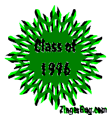 Click to get the codes for this image. Class Of 1996 Green Starburst Glitter Graphic, Class Of 1996 Free glitter graphic image designed for posting on Facebook, Twitter or any forum or blog.
