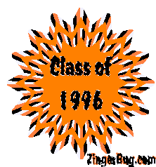 Click to get the codes for this image. Class Of 1996 Orange Starburst Glitter Graphic, Class Of 1996 Free glitter graphic image designed for posting on Facebook, Twitter or any forum or blog.