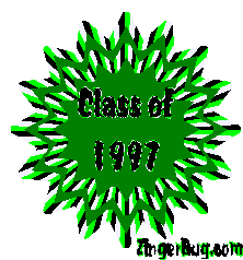 Click to get the codes for this image. Class Of 1997 Green Starburst Glitter Graphic, Class Of 1997 Free glitter graphic image designed for posting on Facebook, Twitter or any forum or blog.