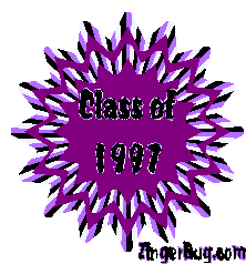 Click to get the codes for this image. Class Of 1997 Purple Starburst Glitter Graphic, Class Of 1997 Free glitter graphic image designed for posting on Facebook, Twitter or any forum or blog.