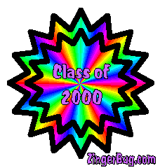 Click to get the codes for this image. Class Of 2000 Rainbow Glitter Graphic, Class Of 2000 Free glitter graphic image designed for posting on Facebook, Twitter or any forum or blog.