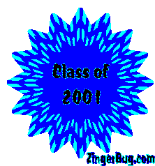 Click to get the codes for this image. Class Of 2001 Blue Blinking Starburst Glitter Graphic, Class Of 2001 Free glitter graphic image designed for posting on Facebook, Twitter or any forum or blog.