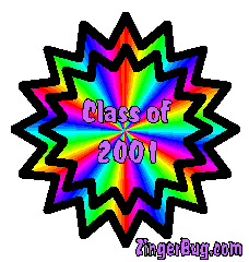 Click to get the codes for this image. Class Of 2001 Rainbow Glitter Graphic, Class Of 2001 Free glitter graphic image designed for posting on Facebook, Twitter or any forum or blog.