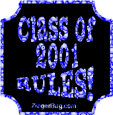 Click to get the codes for this image. Class Of 2001 Rules Blue Bubbles Plaque Glitter Graphic, Class Of 2001 Free glitter graphic image designed for posting on Facebook, Twitter or any forum or blog.