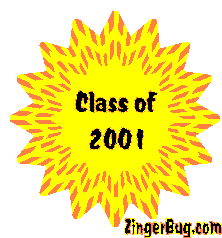 Click to get the codes for this image. Class Of 2001 Yellow Starburst Glitter Graphic, Class Of 2001 Free glitter graphic image designed for posting on Facebook, Twitter or any forum or blog.